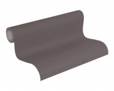 Hnědá hladká vliesová tapeta Uni Metropolitan Stories by AS Création - role