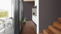 Hnědá hladká vliesová tapeta Uni Metropolitan Stories by AS Création - kombinace