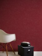 Moderní jednobarevná vliesová tapeta do bytu 376916 v červené barvě. Kvalitní omyvatelná tapeta z kolekce New Life od AS Création