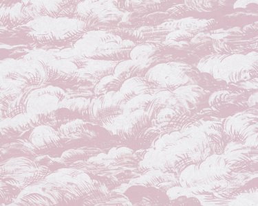 Vliesová tapeta ružová, bílá, obloha, mraky 377051 / Tapety na zeď 37705-1 Jungle Chic (0,53 x 10,05 m) A.S.Création