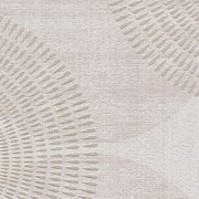 Hnědá, béžová grafická vliesová tapeta ve skandinávském stylu - kruhy, geometrický vzor, Scandi styl od A.S.Création