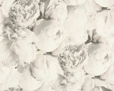 Vliesová tapeta Pivoňky, béžové, krémové, šedé, taupe květiny 373984 / Tapety na zeď 37398-4 New Studio 2.0 (0,53 x 10,05 m) A.S.Création