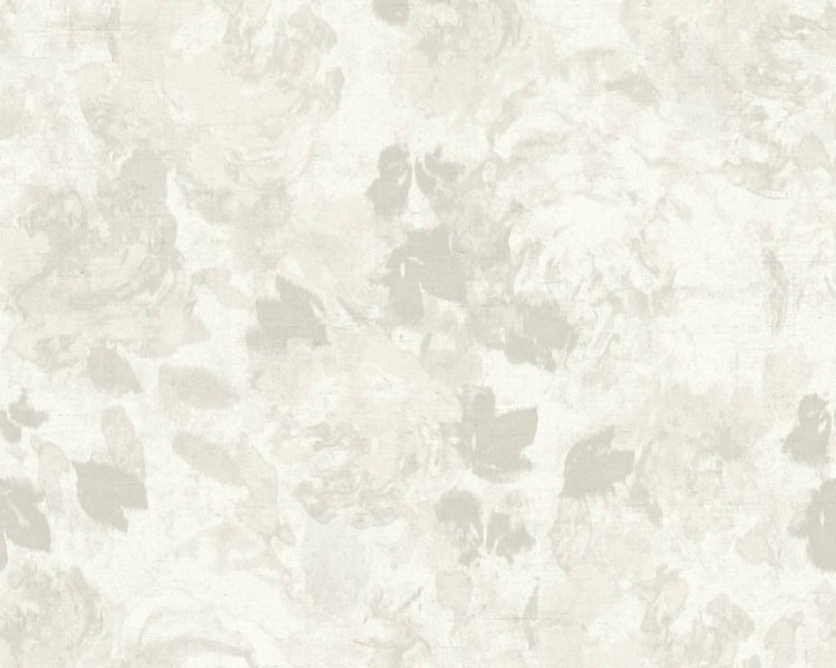 Vliesová tapeta 36772-1 šedá, bílá, květy / Tapety na zeď 367721 Character (0,53 x 10,05 m) A.S.Création