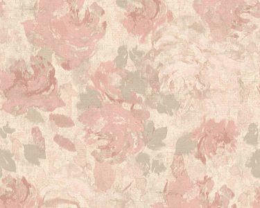 Vliesová tapeta 36772-4 růžová, květy / Tapety na zeď 367724 Character (0,53 x 10,05 m) A.S.Création