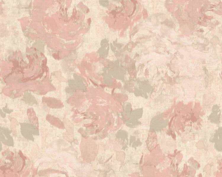 Vliesová tapeta 36772-4 růžová, květy / Tapety na zeď 367724 Character (0,53 x 10,05 m) A.S.Création