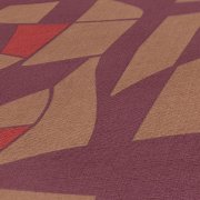 Vliesová tapeta geometrický vzor - fialová, hnědá 390931 / Tapety na zeď 39093-1 Antigua (0,53 x 10,05 m) A.S.Création