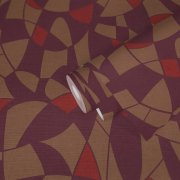 Vliesová tapeta geometrický vzor - fialová, hnědá 390931 / Tapety na zeď 39093-1 Antigua (0,53 x 10,05 m) A.S.Création