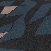 Vliesová tapeta geometrický vzor - černá, modrá 390935 / Tapety na zeď 39093-5 Antigua (0,53 x 10,05 m) A.S.Création