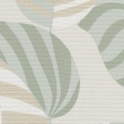 Vliesová tapeta zelené, krémové palmové listy 390943 / Tapety na zeď 39094-3 Antigua (0,53 x 10,05 m) A.S.Création