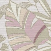 Vliesová tapeta zlatá, růžová, bílá - listy, džungle 390954 / Tapety na zeď 39095-4 Antigua (0,53 x 10,05 m) A.S.Création