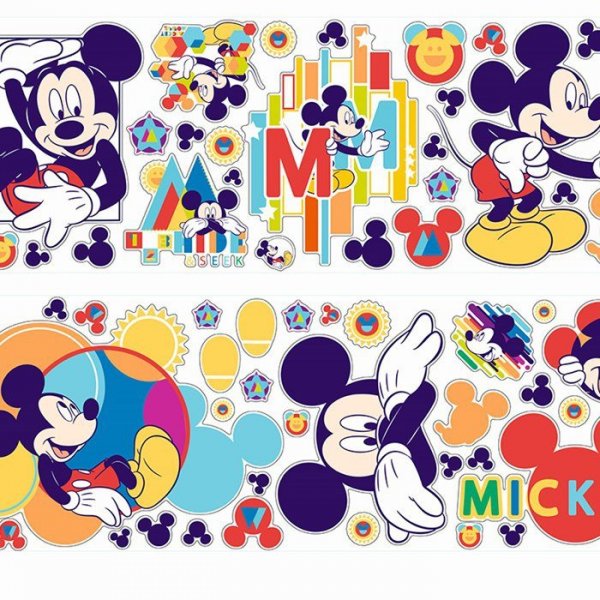 Samolepicí dekorace na zeď MICKEY MOUSE D40206