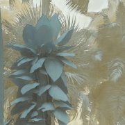kruhová samolepicí vliesová fototapeta D1-047 - Exotická džungle Komar Dots - působivé detaily
