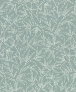 Vliesová tapeta zelená, listy, rostlinný vzor (0,53 x 10,05 m) / Vliesové tapety na zeď Liverna 554823 Rasch