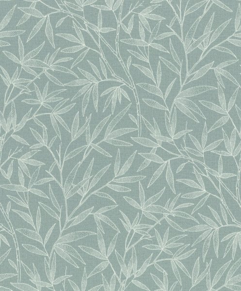 Vliesová tapeta zelená, listy, rostlinný vzor (0,53 x 10,05 m) / Vliesové tapety na zeď Liverna 554823 Rasch