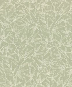 Vliesová tapeta zelená, listy, rostlinný vzor (0,53 x 10,05 m) / Vliesové tapety na zeď Liverna 554830 Rasch