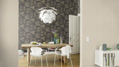 Vliesová tapeta jednobarevná béžová (0,53 x 10,05 m) / Vliesové tapety na zeď Liverna 555851 Rasch