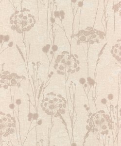 Vliesová tapeta béžové a krémové rostliny (0,53 x 10,05 m) / Vliesové tapety na zeď My Moments 320503 Rasch