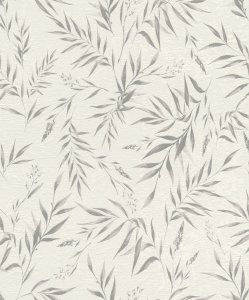 Vliesová tapeta šedá, stříbrná, tráva (0,53 x 10,05 m) / Vliesové tapety na zeď My Moments 320701 Rasch