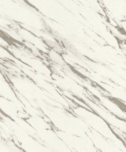 Vliesová tapeta bílá, stříbrná, mramor (0,53 x 10,05 m) / Vliesové tapety na zeď My Moments 320909 Rasch