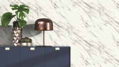 Vliesová tapeta bílá, stříbrná, mramor (0,53 x 10,05 m) / Vliesové tapety na zeď My Moments 320909 Rasch