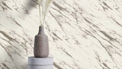 Vliesová tapeta béžová, krémová, zlatá, mramor (0,53 x 10,05 m) / Vliesové tapety na zeď My Moments 320916 Rasch