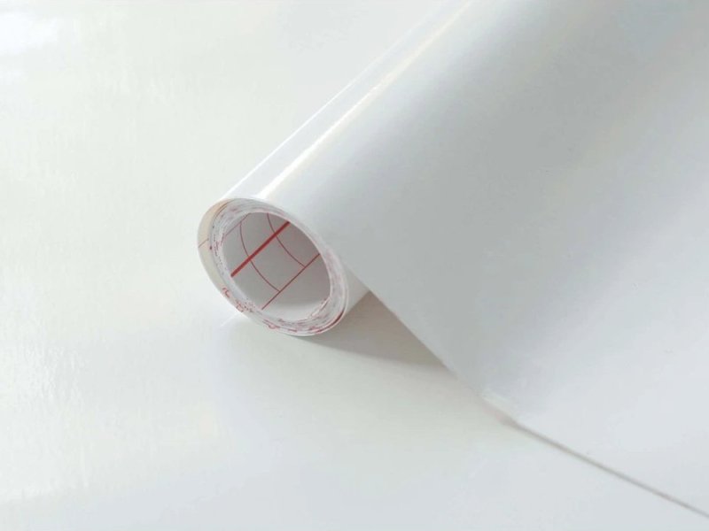Samolepicí fólie d-c-fix bílá lesklá, šířka 90 cm, metráž - cena za metr / samolepící tapeta bílá lesk 2005145 d-c-fix