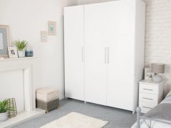 Samolepicí fólie bílá lesklá v šíři 45 cm, prodávaná na metráž - značková samolepící tapeta d-c-fix