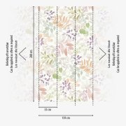 Vliesová tapeta barevné listy 396931 / Tapety na zeď 39693-1 Aquarell Dreams (0,53 x 10,05 m) A.S.Création