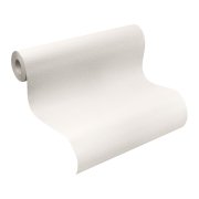 Vliesová tapeta jednobarevná bílá (0,53 x 10,05 m) / Vliesové tapety na zeď My Moments 489507 Rasch