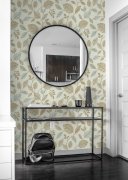 Vliesová tapeta tyrkysová, hnědá, krémová, listy (0,53 x 10,05 m) / Vliesové tapety na zeď My Moments 582710 Rasch