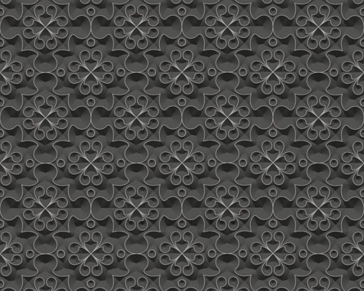 Vliesová tapeta 3D 32983-1 černé květy / Tapety na zeď 329831 Simply Decor (0,53 x 10,05 m) A.S.Création