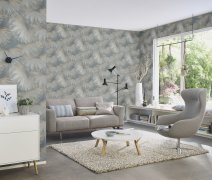 Vliesová tapeta šedá, zlatá - vějíře 659764 / Tapety na zeď Incanto (0,53 x 10,05 m) Rasch