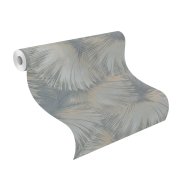 Vliesová tapeta šedá, zlatá - vějíře 659764 / Tapety na zeď Incanto (0,53 x 10,05 m) Rasch