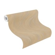Vliesová tapeta zlatá - vlnky 659641 / Tapety na zeď Incanto (0,53 x 10,05 m) Rasch