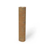 Jemně strukturovaná vliesová tapeta v idustriálním stylu se vzorem omítky, betonu, kamene, kombinace barev hnědá, šedá, metalická, měděná, rezavá - kolekce Hot Spots - německý výrobce A.S.Création