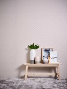 Vliesová tapeta s shabby chic jemným květinovým vzorem - krémová, růžová, taupe - matná, mírně strukturovaná vliesová tapeta na zeď od A.S.Création z kolekce Maison Charme