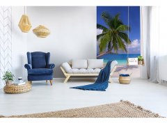 Obrazová tapeta Pláž s palmou - vliesová fototapeta DIMEX LINE