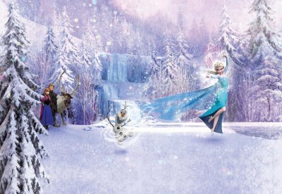 Dětská fototapeta Frozen Forest 8-499 Ledové království Disney / Obrazové tapety a fototapety na zeď Komar (368 x 254 cm)
