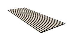 Akustický lamelový panel pravé dřevo, světlá dubová dýha na filcovém podkladu, rozměr 104 x 52 cm z kolekce Modular Wall A.S.Création - DD136702
