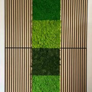 Akustický lamelový panel pravé dřevo, střední dubová dýha na filcovém podkladu, rozměr 104 x 52 cm z kolekce Modular Wall A.S.Création - DD136700