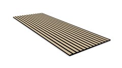 Akustický lamelový panel pravé dřevo, střední dubová dýha na filcovém podkladu, rozměr 104 x 52 cm z kolekce Modular Wall A.S.Création - DD136700