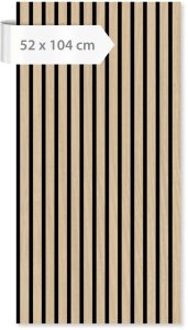 Akustický lamelový panel dřevo, střední dubová dýha, 52 x 104 cm / Modular Wall 136700 A.S.Création