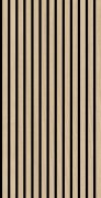 Akustický lamelový panel pravé dřevo, střední dubová dýha na filcovém podkladu, rozměr 104 x 52 cm z kolekce Modular Wall A.S.Création - DD136700