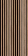 Akustický lamelový panel pravé dřevo, tmavá dubová dýha na filcovém podkladu, rozměr 104 x 52 cm z kolekce Modular Wall A.S.Création - DD136706
