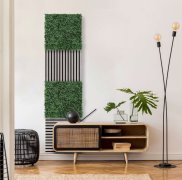 Akustický panel s rostlinným motivem, dokonalá napodobenina živých rostlin na filcovém podkladu, rozměr 52 x 52 cm z kolekce Modular Wall A.S.Création - DD136688