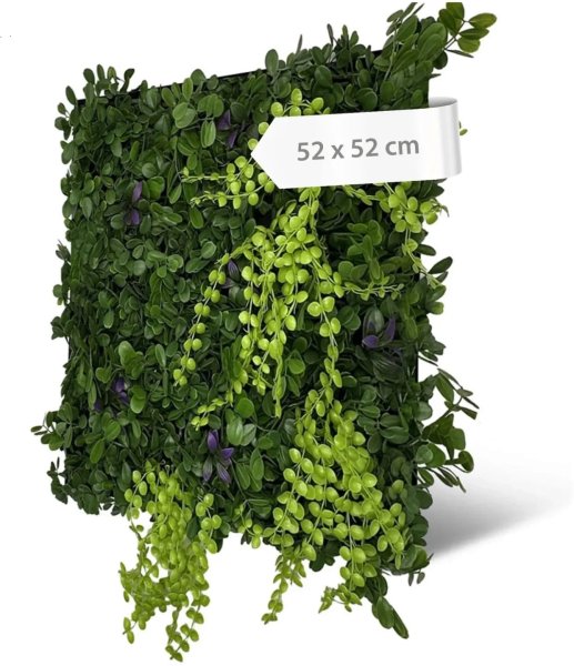 Akustický panel květiny a zelené rostliny, věrná imitace, 52 x 52 cm / Modular Wall 136697 A.S.Création