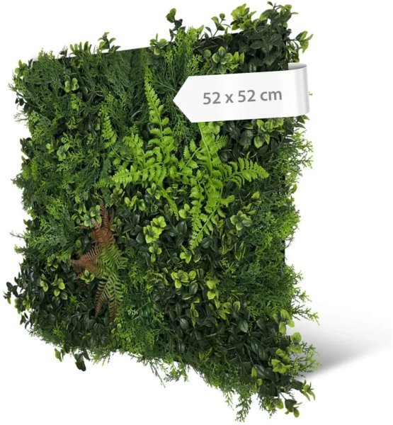 Akustický panel květiny a zelené rostliny, věrná imitace, 52 x 52 cm / Modular Wall 136698 A.S.Création