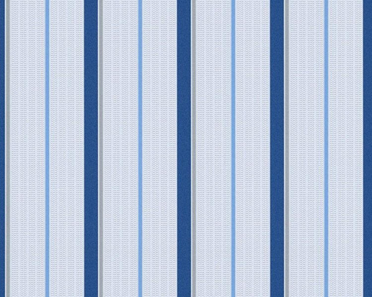 Dětská tapeta 35707-4 modré šedé pruhy / Vliesové tapety pro děti 357074 Esprit Kids 5 (0,53 x 10,05 m) A.S.Création