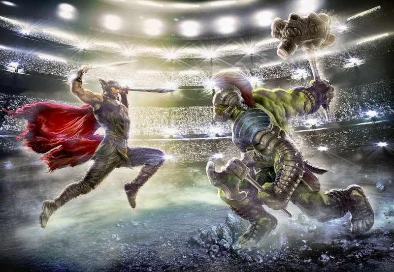 Dětská fototapeta Thor and Hulk 8-4031 Disney / Obrazové tapety a fototapety na zeď Komar (368 x 254 cm)