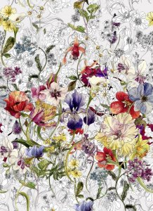 3D fototapeta květiny Flóra 4-201 / 3D Obrazové tapety a fototapety na zeď Komar (184 x 254 cm)